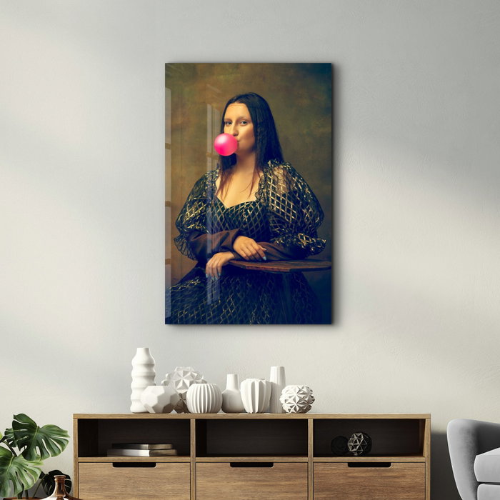 Wallity CAM-1089 Pintura Decorativa Vidrio Templado 46 x 72 cm, Arte de Pared Impresión UV para Hogar, Oficina, Material Vidrio Templado 4mm